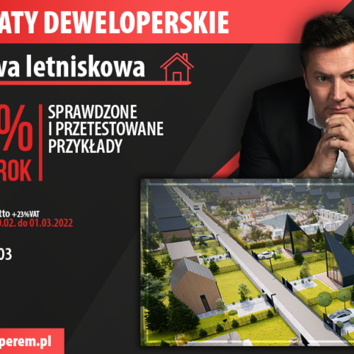 Warsztaty deweloperskie z Zostań Deweloperem. Naucz się od podstaw, jak realizować projekt zabudowy letniskowej